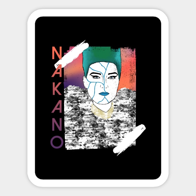 Bull Nakano Graphic Classic Sticker by soteltee